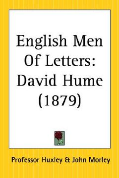portada english men of letters: david hume (en Inglés)