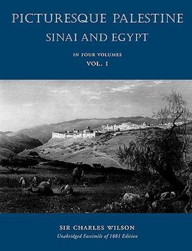 portada picturesque palestiine, sinai and egypt, vol. i (in English)