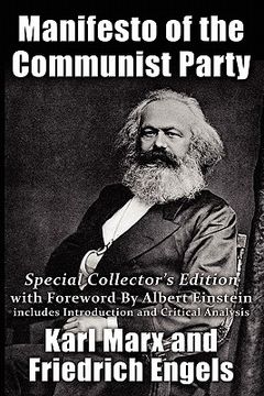 portada manifesto of the communist party: special collector's edition with foreward by albert einstein (in English)
