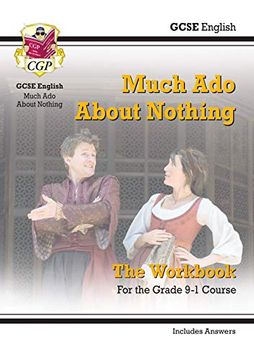 portada New Grade 9-1 Gcse English Shakespeare - Much ado About Nothing Workbook (Includes Answers) (en Inglés)