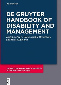 portada De Gruyter Handbook of Disability and Management (en Inglés)