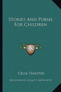 portada stories and poems for children (in English)