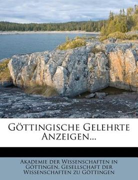 portada Göttingische Gelehrte Anzeigen... (in German)