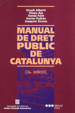 portada Manual de Dret Públic de Catalunya