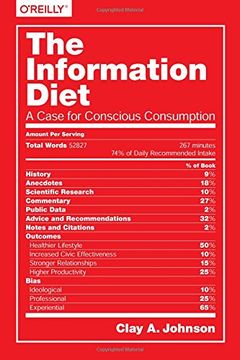 portada The Information Diet: A Case for Conscious Comsumption (en Inglés)
