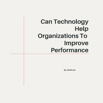 portada Can Technology Help Organizations To (in English)