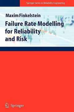 portada failure rate modelling for reliability and risk (en Inglés)