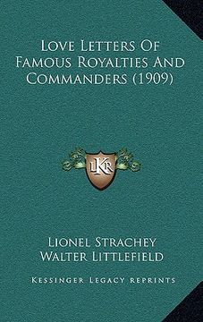 portada love letters of famous royalties and commanders (1909)