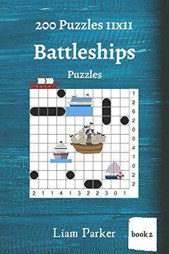 portada Battleships Puzzles - 200 Puzzles 11X11 (Book 2) (en Inglés)
