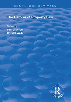 portada The Reform of Property Law (en Inglés)