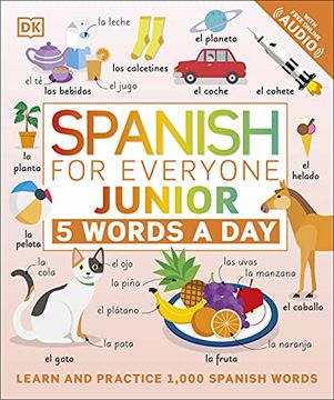 portada Spanish for Everyone Junior: 5 Words a day (in English)