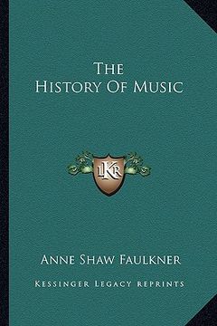 portada the history of music (en Inglés)