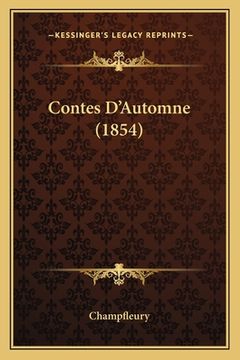 portada Contes D'Automne (1854) (en Francés)