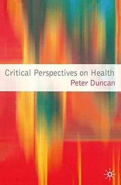 portada Critical Perspectives on Health (in English)