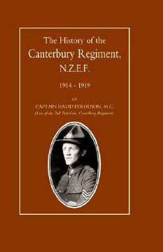portada history of the canterbury regiment. n.z.e.f. 1914-1919 (en Inglés)
