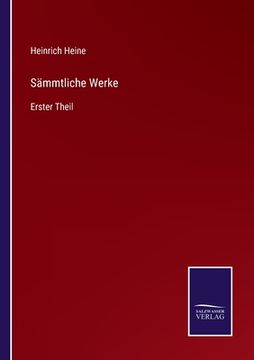portada Sämmtliche Werke: Erster Theil (en Alemán)