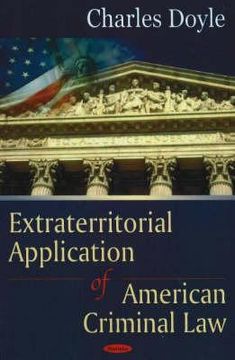 portada extraterritorial application of american criminal law (en Inglés)