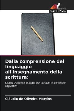 portada Dalla comprensione del linguaggio all'insegnamento della scrittura (en Italiano)