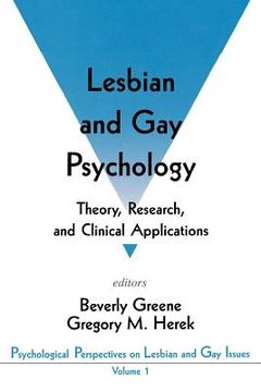 portada lesbian and gay psychology: theory, research, and clinical applications