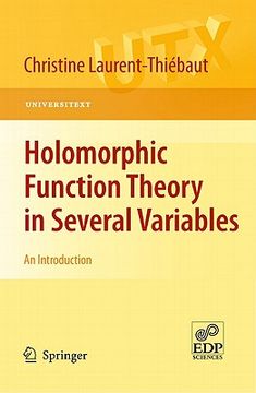 portada holomorphic function theory in several variables: an introduction (in English)