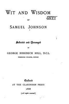 portada Wit and Wisdom of Samuel Johnson (en Inglés)