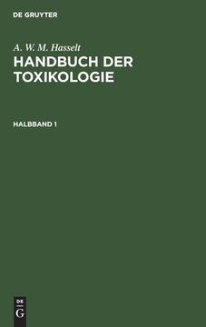 portada Handbuch der Toxikologie (German Edition) [Hardcover ] (in German)