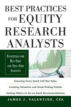portada Best Practices for Equity Research (Pb) (en Inglés)