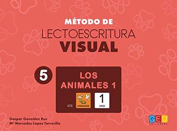 portada Método de Lectoescritura Visual 5 - los Animales 1