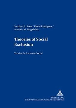 portada theories of social exclusion teorias de exclusao social