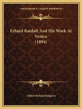 portada erhard ratdolt and his work at venice (1894) (in English)
