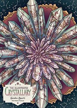 portada Illustrated Crystallary Puzzle: Garden Quartz (750 Pieces) (Wild Wisdom) 
