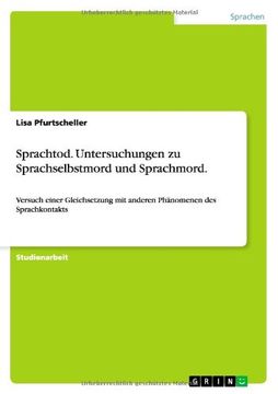 portada Sprachtod. Untersuchungen zu Sprachselbstmord und Sprachmord.
