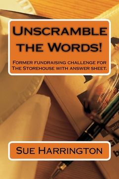 portada Unscramble the Words!: Former fundraising challenge for The Storehouse with answer sheet.