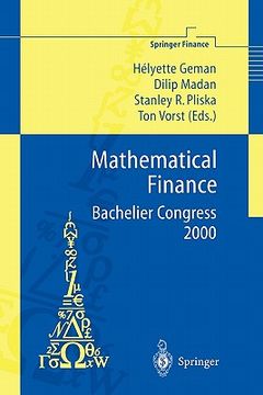 portada mathematical finance - bachelier congress 2000: selected papers from the first world congress of the bachelier finance society, paris, june 29-july 1, (en Inglés)
