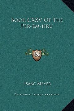 portada book cxxv of the per-em-hru (en Inglés)