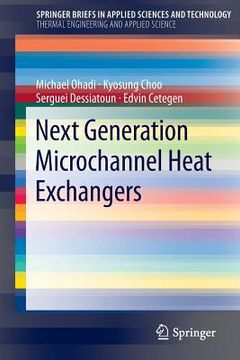 portada next generation microchannel heat exchangers (en Inglés)