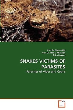 portada snakes victims of parasites (en Inglés)