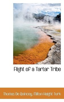 portada flight of a tartar tribe (en Inglés)