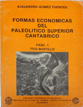 portada Formas Economicas del Paleolitico Superior Cantabrico Fasc 1