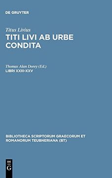 portada Libri Xxiii-Xxv (en Latin)