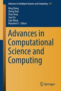 portada Advances in Computational Science and Computing (en Inglés)