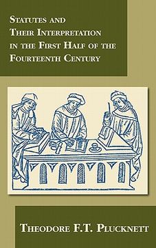 portada statutes and their interpretation in the first half of the fourteenth century