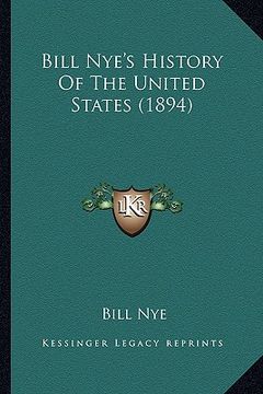 portada bill nye's history of the united states (1894) (in English)