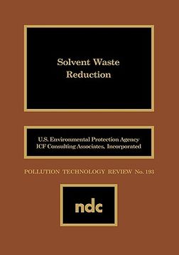 portada solvent waste reduction (en Inglés)