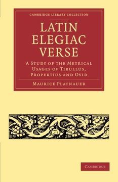 portada Latin Elegiac Verse Paperback (Cambridge Library Collection - Classics) (en Inglés)