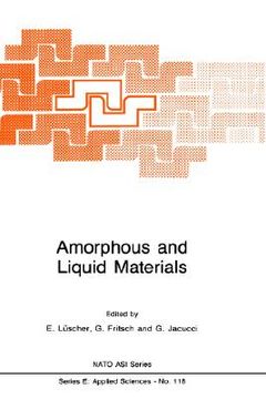 portada amorphous and liquid materials (en Inglés)