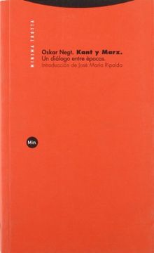 portada Kant y Marx: Un Diálogo Entre Épocas (Minima Trotta) 