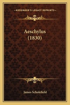 portada Aeschylus (1830) (en Latin)