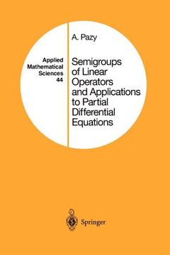 portada semigroups of linear operators and applications to partial differential equations (en Inglés)