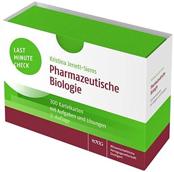 portada Last Minute Check - Pharmazeutische Biologie: 300 Karteikarten mit Aufgaben und Lösungen / 2. Stex Pharmazie